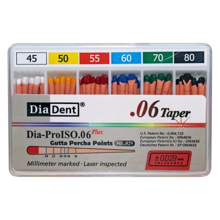 Diadent Gutta Percha Special Tapered - 6% # 45-80